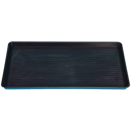 5 Star Evo Recycled Spill Tray 1200x550x50mm Black FS640772