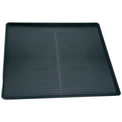 5 Star Evo Recycled Spill Tray 1200x1200x50mm Black FS640963