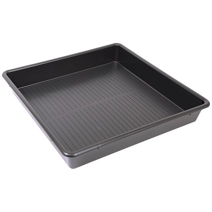 5 Star Evo Recycled Deep Spill Tray 600x600x120mm Black FS641205