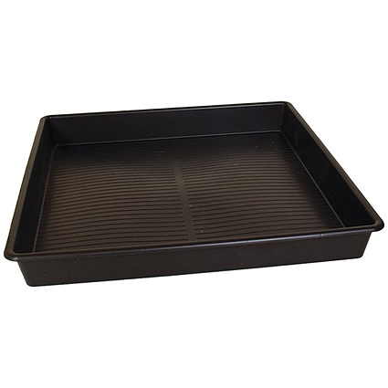 5 Star Evo Recycled Deep Spill Tray 1010x1000x120mm Black FS641373
