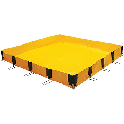 5 Star InstaBund Pool 4 Corner/12 Side 2000x2000x250mm Yellow FS642387