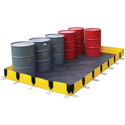 5 Star InstaBund Pool 4 Corner/18 Side 2500x3000x250mm Yellow FS642516