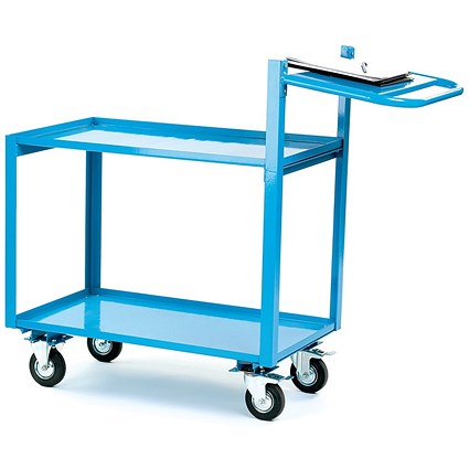 5 Star 2 Tier Order Picking Trolley 1330x500x1070mm FS644725