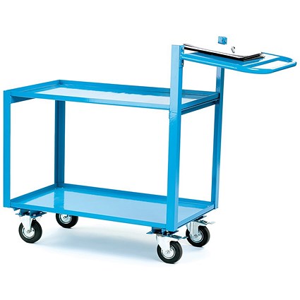 5 Star 2 Tier Order Picking Trolley 1430x700x1070mm FS644879
