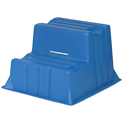 5 Star 2 Tread Industrial Steps PE Blue 510x600x370mm FS645821