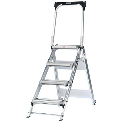 5 Star Easy Slope 4 Tread Folding Step Ladder 570x1130x1480mm FS646163