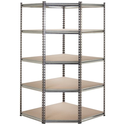 5 Star Hdut 5 Tier Corner Shelving 1000x600x1800mm