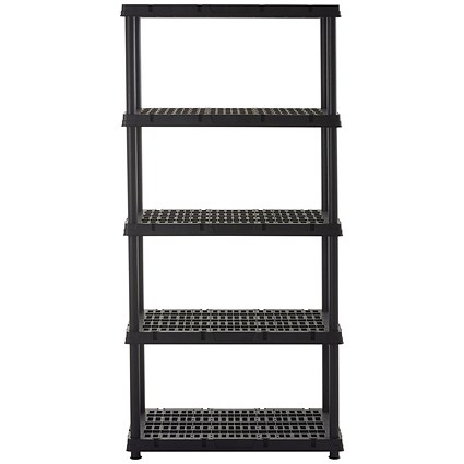 5 Star Hdut 5 Tier Shelving Plastic 900x460x1800mm