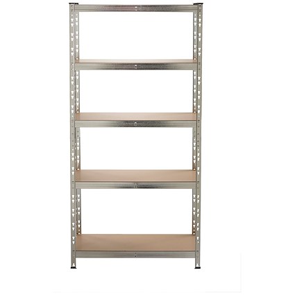 5 Star Hdut Economy 5 Tier Shelving 900x400x1800mm