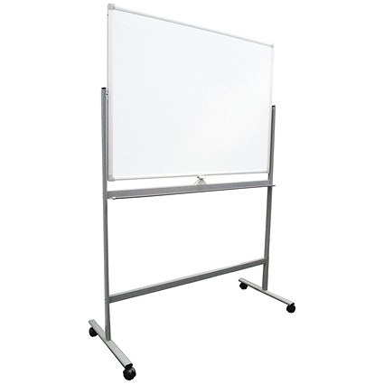 5 Star 1200 x 900mm Mobile Double Sided Magnetic Whiteboard