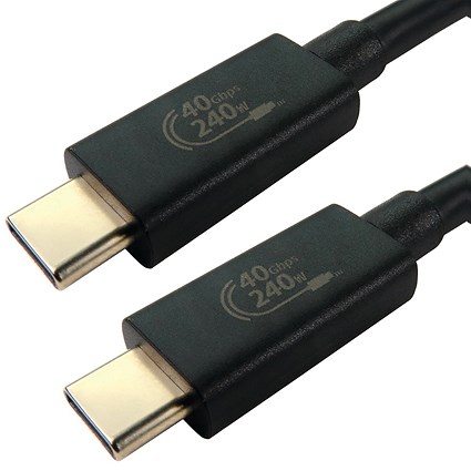 5 Star USB-C to USB-C Charging 240W Black 1m