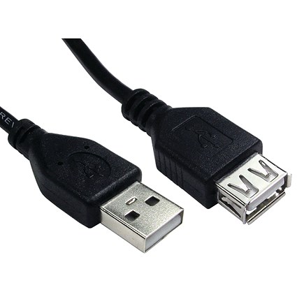5 Star A to A USB2.0 Type A M to Type A F Extension Cable 2m