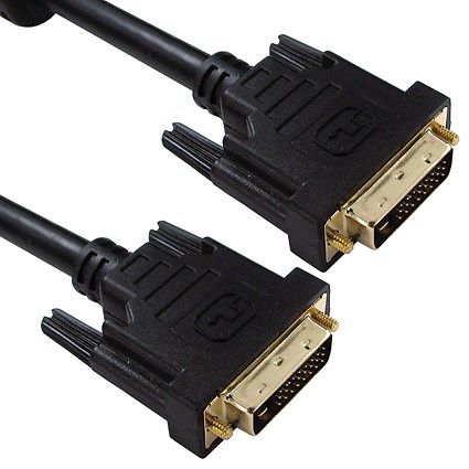 5 Star DVI to DVI Male to Male 1m