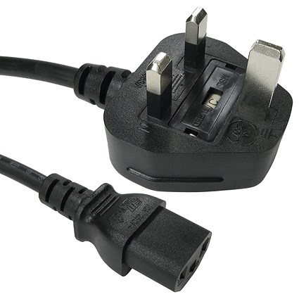 5 Star Power Cable 2m Kettle Lead C13