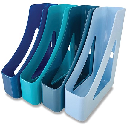 5 Star Magazine File Cool Breeze (Pack of 4)