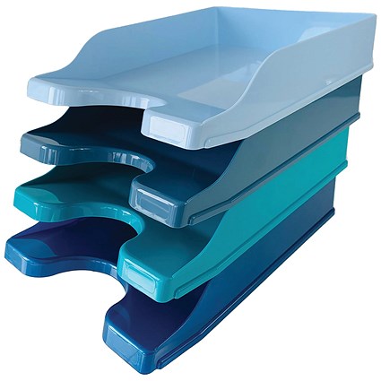 5 Star Letter Tray Cool Breeze (Pack of 4)