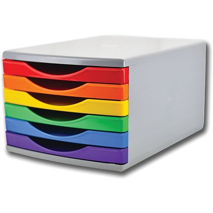 5 Star 6 Drawer Tower 6x30mm 180mm Rainbow