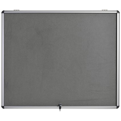 5 Star Glazed Fire Retardant Noticeboard 6x A4 Sheets Grey