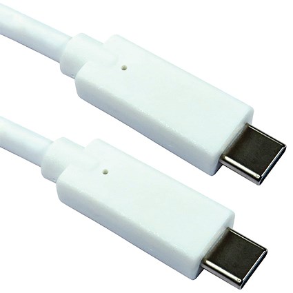 5 Star USB-C to USB-C 10GBPS Cable 100W 1m White