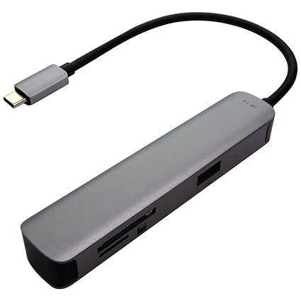 5 Star Type-C to HDMI (4K/60Hz) /USB-A x2/SD/TF DP1.4 Alt