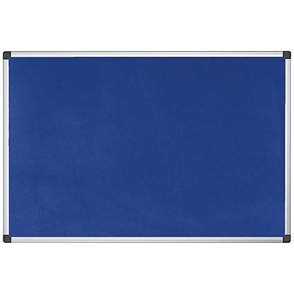 5 Star Fire Retardant Noticeboard 1200x900mm Blue