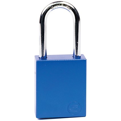 5 Star Aluminium Safety Lockout Padlock Blue FS712560