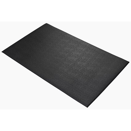 5 Star Anti-Fatigue Textured Top Mat, 900 x 1500mm, Black