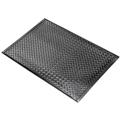 5 Star Anti-Fatigue Comfort Plus Mat, 600x900mm, Black