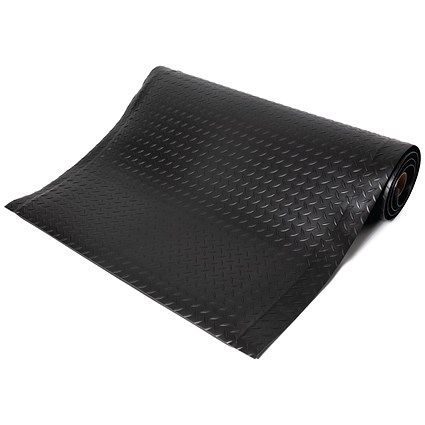 5 Star Anti-Fatigue Deckplate Mat, 600 x 1000mm, Black