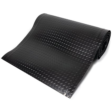 5 Star Anti-Fatigue Deckplate Mat, 900 x 1000mm, Black