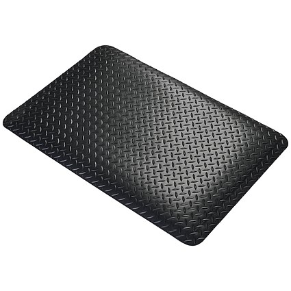5 Star Anti-Fatigue Deckplate Mat, 1500 x 15m, Black