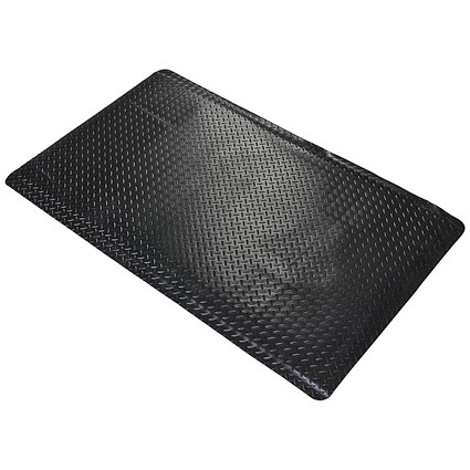 5 Star Anti-Fatigue Deckplate Mat, 900 x 1500mm, Black