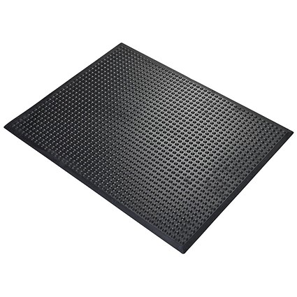 5 Star Anti-Fatigue Bubble Mat, 900 x 1200mm, Black