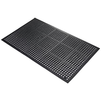 5 Star Anti-Fatigue Ramp Mat, 900 x 1500mm, Black