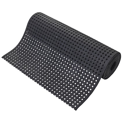 5 Star Anti-Slip Runner Mat, 1 x 5m, Black