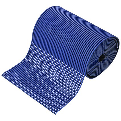 5 Star PVC Anti-Slip Floor Mat, 590mm x 10m, Blue