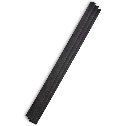 5 Star Anti-Slip Decking Strips, 2.4m x 50x3mm, Black, Pack of 3