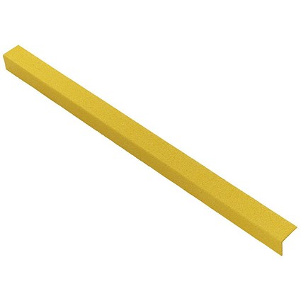 5 Star Anti-Slip Stair Nosing, 0.75m x 55mm x 55mm, Yellow