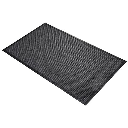 5 Star Super Dry Entrance Door Mat, 1.2 x 1.8m, Black