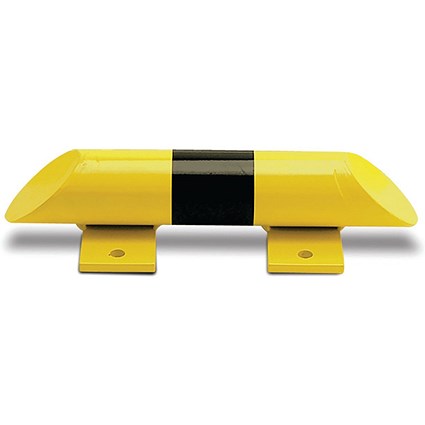 Collision Protection Bar for Indoor Use 86x400mm Ylw/Blk FS781321
