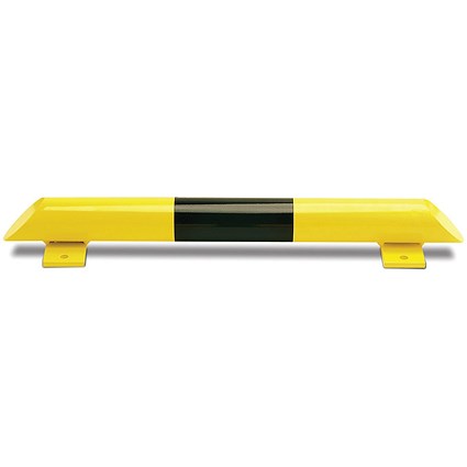 Collision Protection Bar for Indoor Use 86x800mm Ylw/Blk FS781727