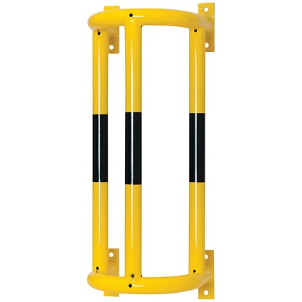 Traffic-Line Wall Mtd Ext Pipe Prot for Out 1000mm Ylw/Blk FS783981