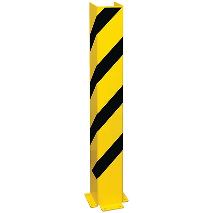 Heavy Duty Pallet Rack Protector U Profile 1200x6 Ylw/Blk FS786708