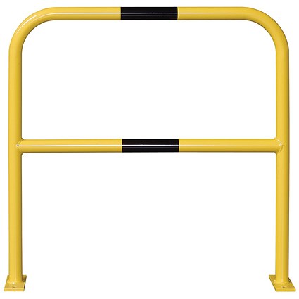 Traffic-Line Steel Hoop Guard for Outdoor 1000x1000 Ylw/Blk