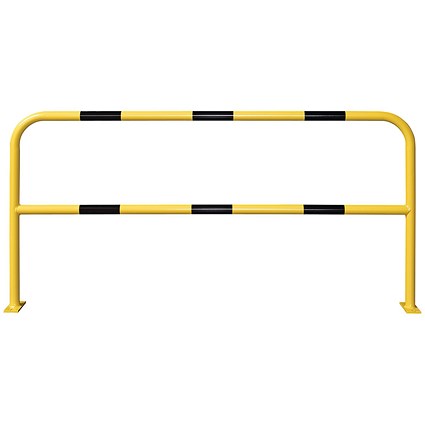 Traffic-Line Steel Hoop Guard for Indoor 1000x2000 Ylw/Blk FS790415