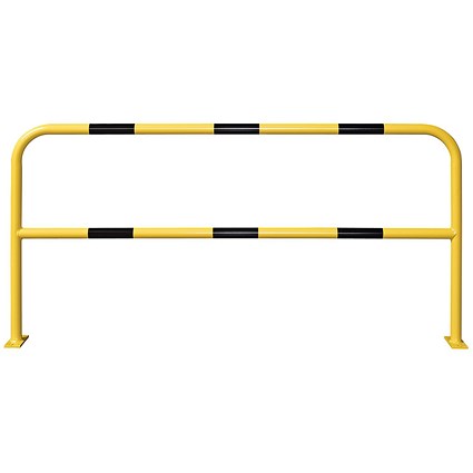 Traffic-Line Steel Hoop Guard for Outdoor 1000x2000 Ylw/Blk