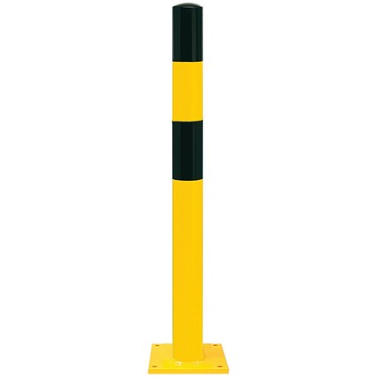 Black Bull Heavy Duty Bollard Type S 1200mm Ylw/Blk