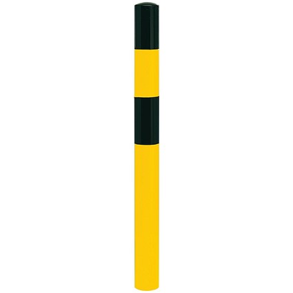 Black Bull Heavy Duty Bollard Type S 1600mm Ylw/Blk