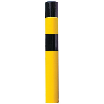 Black Bull Heavy Duty Bollard Type L 1600mm Ylw/Blk