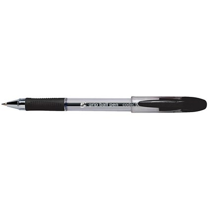 5 Star Grip Ball Pen, 0.5mm Line, Black, Pack of 12 5 Star Grip Ball Pen, 0.5mm Line, Black, Pack of 12